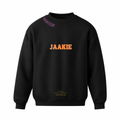 "Jaakie Swooshy Kolwyntjie" Crew Neck Sweater Black