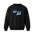 "OFindGod Groot" Crew Neck Sweater Black