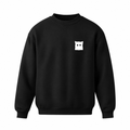 "Bag Head" Crew Neck Sweater Black