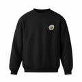 "Nightflower" Crew Neck Sweater Black